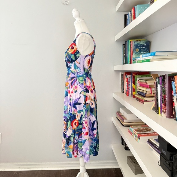 Jams World Lilac Pink Dewberry Midi Sundress Small - Picture 3 of 12